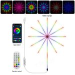Firework LED Magic Color Lamp JZ‑02 – USB‑Powered RGB Fireworks Ambience Light with App & Remote – - Image 2