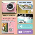 Flip Screen Digital Camera in Oman Full HD LK007 – Vlogging & Selfie Ready Camera - Image 5