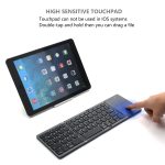 Foldable Bluetooth Keyboard with Touchpad – Tri‑Fold Portable Keyboard for Tablet, Mobile & Laptop – - Image 3