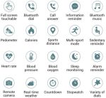 G-Tab GT2 Smart Watch – Bluetooth Calling, Fitness Tracking, Heart Rate Monitor, 1.3" HD Display, - Image 3