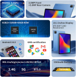 G-Tab T9 10.1 Inches Tablet in Oman – Powerful 3+3GB RAM 64GB Storage Performance - Image 3