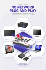 Game Console Dual Joystick V23 – Retro Handheld Emulator with 3″ Screen & AV TV Output – Price in Oman - Image 4