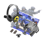 Gaming Set K150 – 4‑in‑1 Mobile Gaming Kit with Headset, Triggers, Grip & Finger Sleeves - Image 5