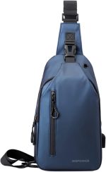 Gaolema Chest Backpack (Water-Resistant Multi-Pocket Sling, Adjustable Strap)
