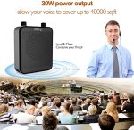 Giecy G300 Portable Bluetooth Voice Amplifier – 30W Output, 2800mAh Battery, Wired Microphone - Image 4