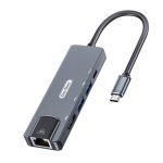 Go-Des 5-in-1 USB-C Hub with HDMI, RJ45, PD3.0 & USB Ports – Model GD-6829 |