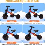 Good Kids Tricycle for Toddlers – Adjustable Steel‑Frame Trike with Parent Push Handle & Storage (Price In Oman) - Image 4