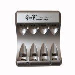 Goop GD-802HT1-GDC807B Smart Battery Charger – Compatible with AA, AAA & 9V Ni-MH/Ni-CD Batteries,