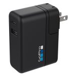 GoPro Supercharger (International Dual-Port Charger) – Fast Charging USB-C & USB-A Adapter for HERO Cameras,