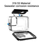 GoPro Waterproof Case in Oman for Hero 9/10/11/12/13 – Deep Dive Protection - Image 2