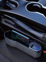 Green Lion Universal Car Organizer with 38W Wireless Charging Dock – Multi-Device Charging Station with Retractable Cables & Digital Display, - Image 3