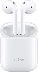 G‑Tab Air 3 True Wireless Earbuds – Bluetooth 5.3, Hi‑Fi Sound, Touch Control & Auto‑Connect –