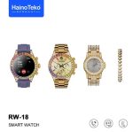 Haino Teko RW-18 Smart Watch Combo — 1.4" AMOLED, Bluetooth Call, IP68 Waterproof, Dual Straps & Bracelet - Image 2