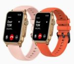 Haino Teko S4 Ultra Mini Smartwatch — Super-Mini AMOLED, Bluetooth Call, Wireless Charger (2 Straps)