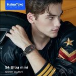 Haino Teko S4 Ultra Mini Smartwatch — Super-Mini AMOLED, Bluetooth Call, Wireless Charger (2 Straps) - Image 2