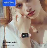 Haino Teko S4 Ultra Mini Smartwatch — Super-Mini AMOLED, Bluetooth Call, Wireless Charger (2 Straps) - Image 3