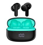 Heatz HB6 Wireless Earbuds – Dual Mic, Digital Display, Bluetooth 5.3, Noise Cancellation,
