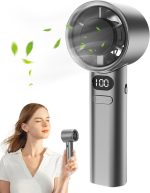 Heatz M11 Handheld High‑Velocity Rechargeable Fan – 120‑Gear Stepless Speed, USB‑C, Compact & Powerful - Image 3