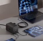 Heatz ZA66 6-in-1 Power Adapter 65W GaN – Universal Fast Charger with 2 AC Outlets, 4 USB Ports (2 USB-A, 2 USB-C) - Image 4