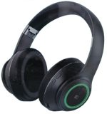 Heatz ZB80 Bluetooth Wireless Over-Ear Headphones with Noise Cancellation, 7-Color LED Lights, and 7-Hour Playtime,