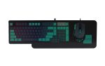 Heatz ZK26 Gaming Combo – RGB Backlit Mechanical Feel Keyboard & 7200 DPI Gaming Mouse, - Image 2