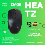 Heatz ZM58 Wired Optical Mouse – 1600 DPI, Ergonomic Design, USB Plug & Play, - Image 4