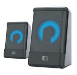 Heatz ZS50 Mini USB-Powered 2.0 Channel Wired Speaker with Volume Control –