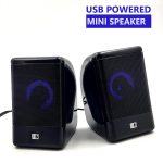 Heatz ZS50 Mini USB-Powered 2.0 Channel Wired Speaker with Volume Control – - Image 2