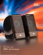 Heatz ZS50 Mini USB-Powered 2.0 Channel Wired Speaker with Volume Control – - Image 4
