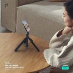 Heatz ZU35 3‑in‑1 Remote Selfie Stick & Tripod – 360° Rotating, 1.3 m Extendable Aluminum Alloy Mount - Image 5