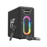 HiFuture MusicBox HF HBB8 – 100W Wireless Karaoke Speaker with Dual Microphones, RGB Lights, 12000mAh Power Bank,