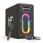 HiFuture MusicBox HF.HBB8 – 100W Wireless Karaoke Speaker with Dual Wireless Microphones, RGB Lights (Price In Oman)