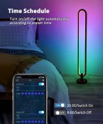 Home Lighting RGB Floor Lamp – 140cm Smart LED Corner Lamp with Remote & App Control, 16 Million Colors, Dimmable Mood Lighting - Image 6