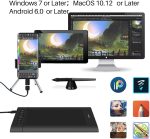 HUION Inspiroy H610PRO V2 Graphics Drawing Tablet – 10x6.25" Active Area, Battery-Free Stylus, Tilt Function, 8192 Pressure Sensitivity - Image 5