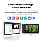 HUION Kamvas Pro 16 Creative Pen Display – 15.6" Full HD, Battery-Free Stylus, 8192 Pressure Levels, ±60° Tilt Support, 120% sRGB – - Image 3