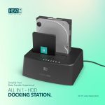 HZ Heatz ZL10 All-in-1 HDD Docking Station - Dual-Bay 2.5/3.5” SSD & HDD Dock with Offline Clone Duplicator - Image 3