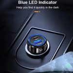 IBRIT Quick Car PRO-C Fast Car Charger – Dual USB Ports, Rapid Charging Adapter for Smartphones & Tablet, - Image 4