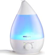 Innobeta Cool Mist Ultrasonic Humidifier – 3L Capacity, Quiet Operation, Aroma Diffuser, LED Display, Remote Control,