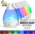Innobeta Cool Mist Ultrasonic Humidifier – 3L Capacity, Quiet Operation, Aroma Diffuser, LED Display, Remote Control, - Image 2