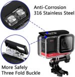 Insta360 One R Waterproof Dive Case – 60 m/IPX8 Protective Housing for Underwater Shooting – - Image 7