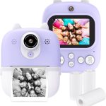 Instant Print Camera P2 – 3-in-1 HD 1080P Photo, Video & Thermal Printer for Kids,
