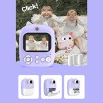 Instant Print Camera P2 – 3-in-1 HD 1080P Photo, Video & Thermal Printer for Kids, - Image 3