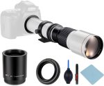 Jintu 500mm f/7.0–f/32 Super Telephoto Manual Lens — T‑Mount Kit for Nikon & Canon (Lightweight, Tripod Collar) - Image 2