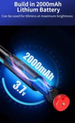 Jmary FM‑128RGB – Waterproof RGB LED Light Wand (114 LEDs, HSI Color, OLED Display) - Image 5