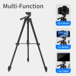 Jmary KP-2205 Lightweight Aluminum Tripod with Mobile Holder – 134cm Max Height - Image 3