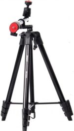 Jmary KP-2207 Portable Aluminum Tripod – 4-Section Adjustable Stand for Cameras & Smartphones, - Image 2