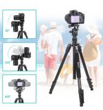 Jmary KT325 + NB30 – 1.645 m Professional Aluminum Tripod with Pan Head & Monopod Conversion - Image 4