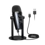 Jmary MC‑PW10 – Professional USB Gaming & Podcast Microphone (Cardioid, 4 Modes, Headphone Jack)
