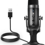 Jmary MC‑PW8 – USB Gaming & Podcast Microphone (Cardioid, Gain + Mute, Headphone Jack)