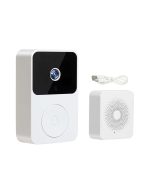 Jmary MF-5 Rechargeable HD Smart Video Doorbell with Night Vision, Two-Way Audio, Motion Detection, and App Control,